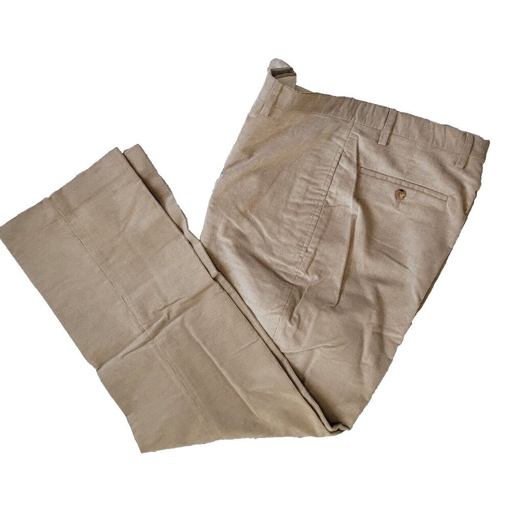 Murano Corduroy Pants Mens New Wheat 34X32 Casual Travel Workwear
